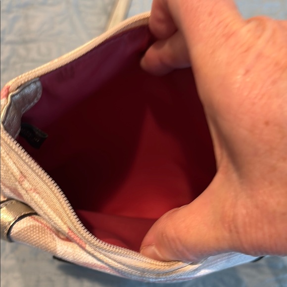 Coach Signature Crossbody Bag - Pink and Cream - Picture 4 of 9